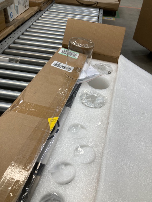 Photo 1 of Bathroom Light Fixtures, 5 Light Brushed Nickel Bathroom Vanity Light, Crystal Bubble Glass With Dimmable 3-Color Lights, Modern Bathroom Wall Sconce For Bathroom Hallway Kitchen Bedroom Living Room Brushed Nickel 5-Light