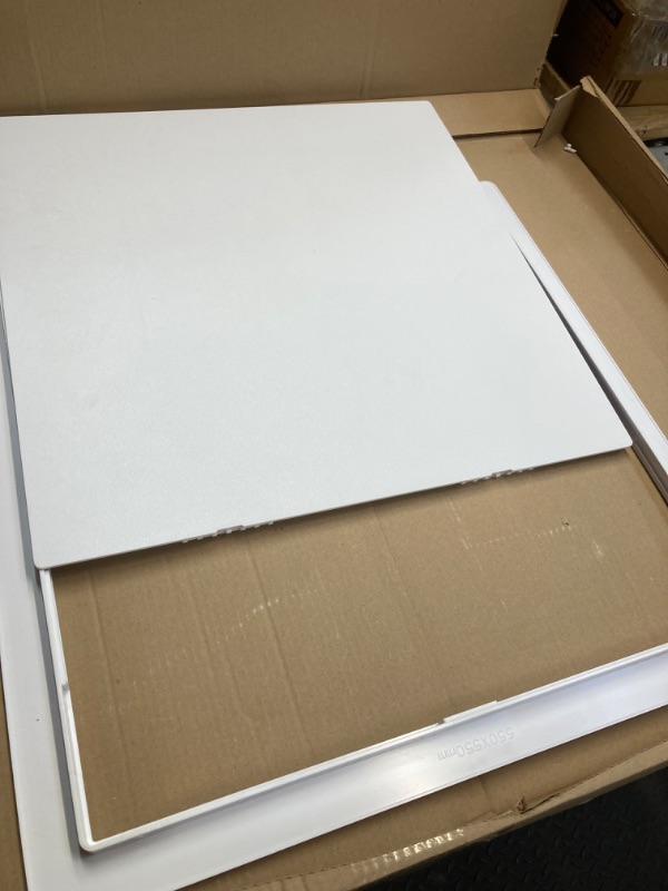 Photo 2 of Angoily Ceiling Vents Wall Access Panel Plumbing Access Panel Metal Access Panel Ceiling Access Panel Access Door Panel for Drywall Wall Hole Cover White Cover Plate Invisible
