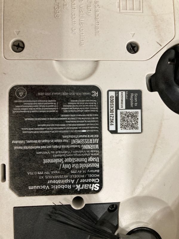 Photo 4 of ***FOR PARTS*** Shark AV2511AE AI Ultra Robot Vacuum, with Matrix Clean, Home Mapping, 60-Day Capacity Bagless Self Empty Base, Perfect for Pet Hair, Wifi, Compatible with Alexa, Black/Silver (Renewed)