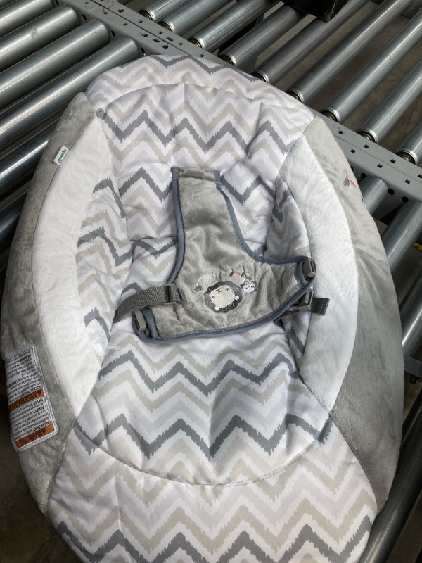 Photo 2 of Ingenuity SmartBounce Automatic Baby Bouncer Seat with Music, Nature Sounds, Removable Bar & 2 Plush Infant - Braden