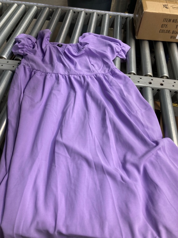 Photo 1 of Arshiner Girls Dresses Short Sleeve Ruffle Chiffon Swing Smock Dress with Square Neck https://a.co/d/00MqR5O