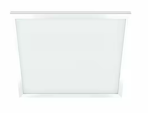 Photo 1 of 1 ft. x 1 ft. 10-Watt Dimmable White Integrated LED Edge-Lit Flat Panel Flush Mount Light with Color Changing CCT