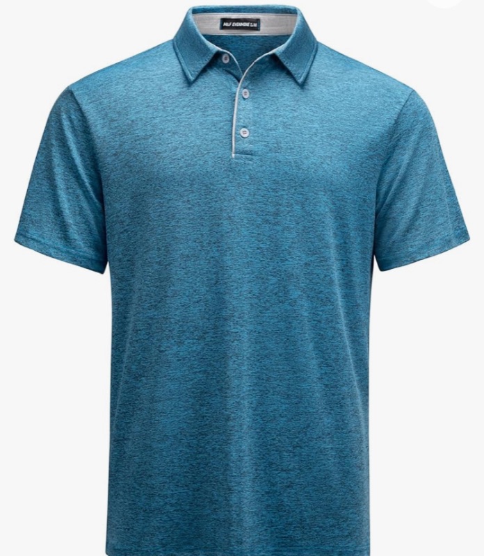 Photo 1 of M&F EVENMINE Men's Golf Polo Shirts Sleeve Performance Polo Shirts for Men