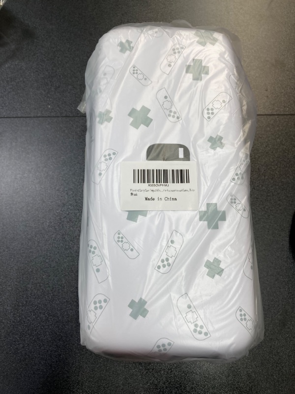 Photo 1 of Carry Case Compatible with Nintendo Switch and New Switch OLED Console - Portable Hard Shell Travel Switch
Storage Bag Protective Pouch with Pockets for Accessories and Games, White