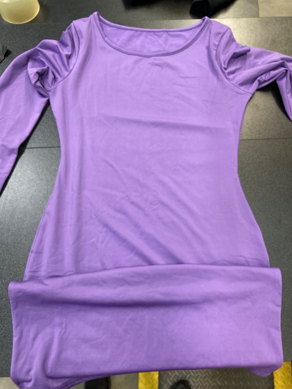 Photo 4 of Purple Long Sleeve Dress