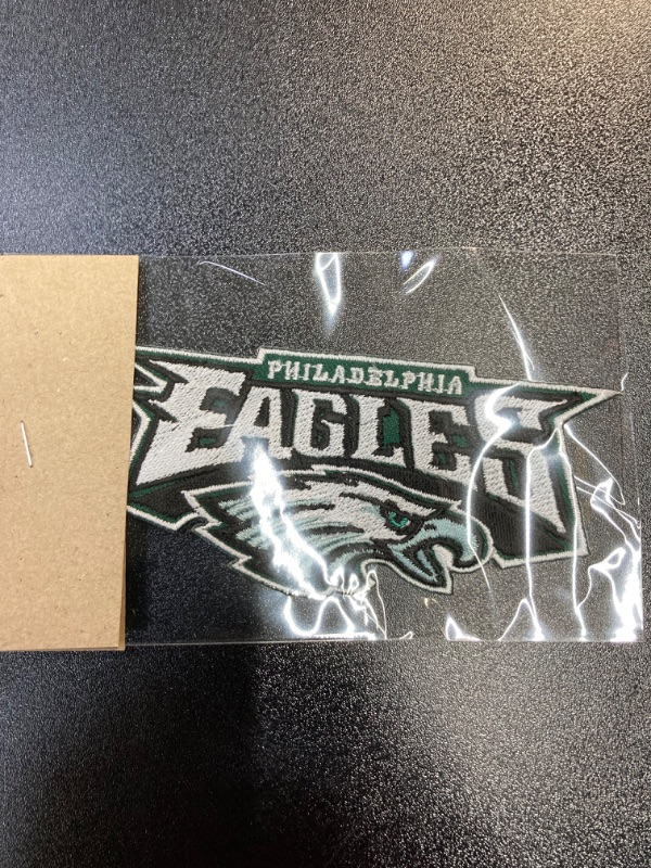 Photo 1 of Fans Philadelphia Fly Eagles Logo Patch Embroidery American Football Fan Favorite Team Pack of 2