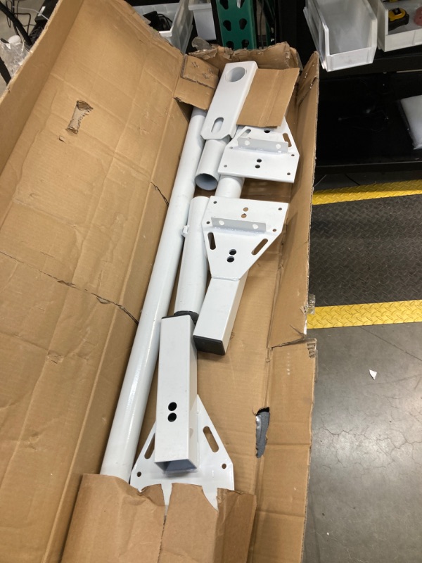 Photo 2 of Buyers Products 1501310 Van Ladder Rack White Powder Coated Steel Universal Van Ladder Rack