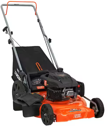 Photo 1 of 21 in. 170cc 3-in-1 Gas Walk Behind Push Lawn Mower with High Rear Wheels