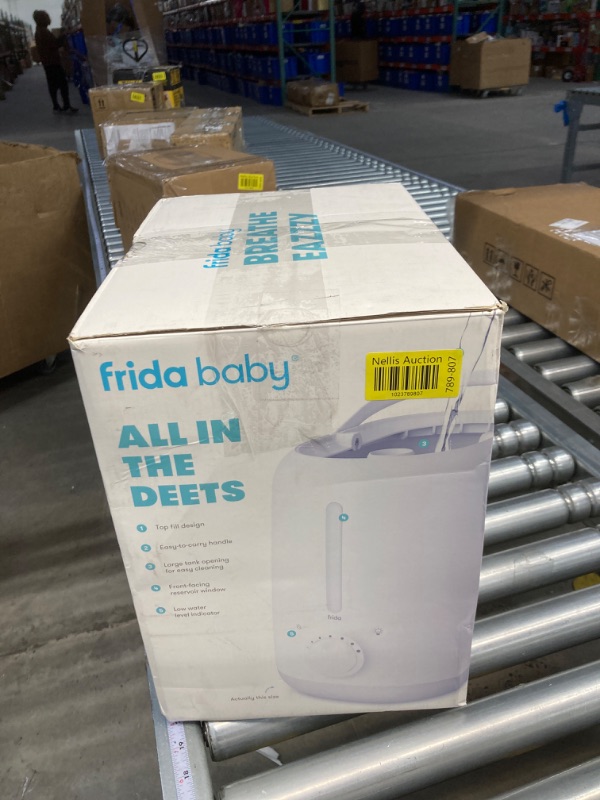 Photo 3 of Frida Baby 3-in-1 XL Top Fill Humidifier for Bedroom, 6L Tank Cool Mist Humidifier for Large Rooms + Diffuser, Nightlight, Auto Shut-Off, Quiet, Carry Handle, Night Light, Essential Oil Diffuser