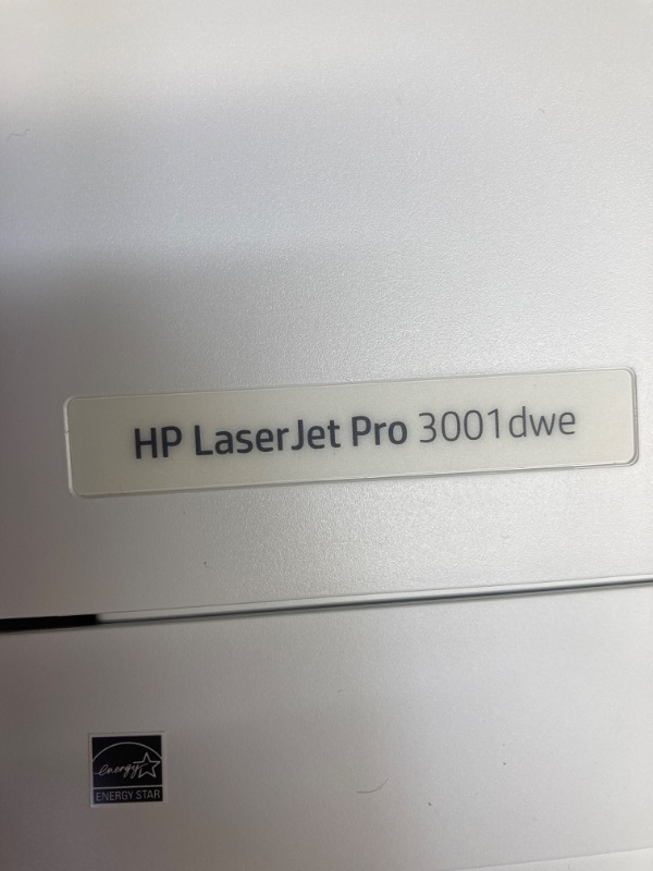 Photo 5 of HP LaserJet Pro 3001dwe Wireless Black & White Printer with HP+ Smart Office Features