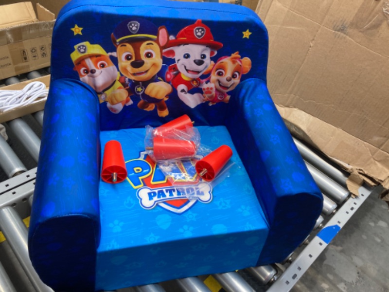 Photo 2 of Delta Children PAW Patrol Foam Chair for Kids, Blue