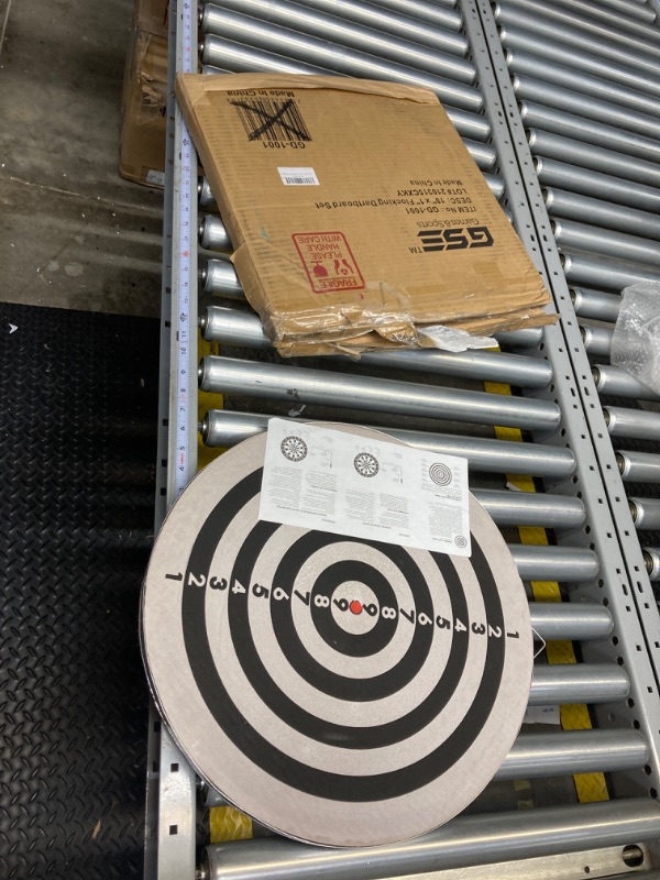 Photo 1 of  see phot0 GSE 18" Regulation Size Steel Tip Dartboard Game Set. Excellent Bristle/Sisal, Paper Baseball, Bullseye, Dart Board Game Set for Adults&Kids(Several Styles Available)