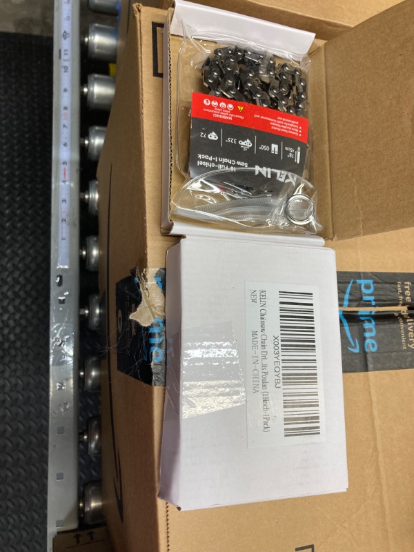 Photo 1 of 2 pack KELIN 18 Inch Chainsaw Chain 1 Pack?72 Drive Links,.050" Gauge,.325" Pitch?Full-Chisel Chainsaw Fits Craftsman/Sears, Echo, McCulloch, Poulan, Homelite, Ryobi?Germany Steel 18inch-1Pack