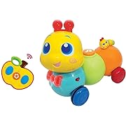 Photo 1 of KiddoLab Crawling Caterpillar Baby Toy - Apple-Shaped Remote Control with Easy-Press Buttons- Plays 10 Children's Nursery Rhymes - Musical Toys for Toddlers