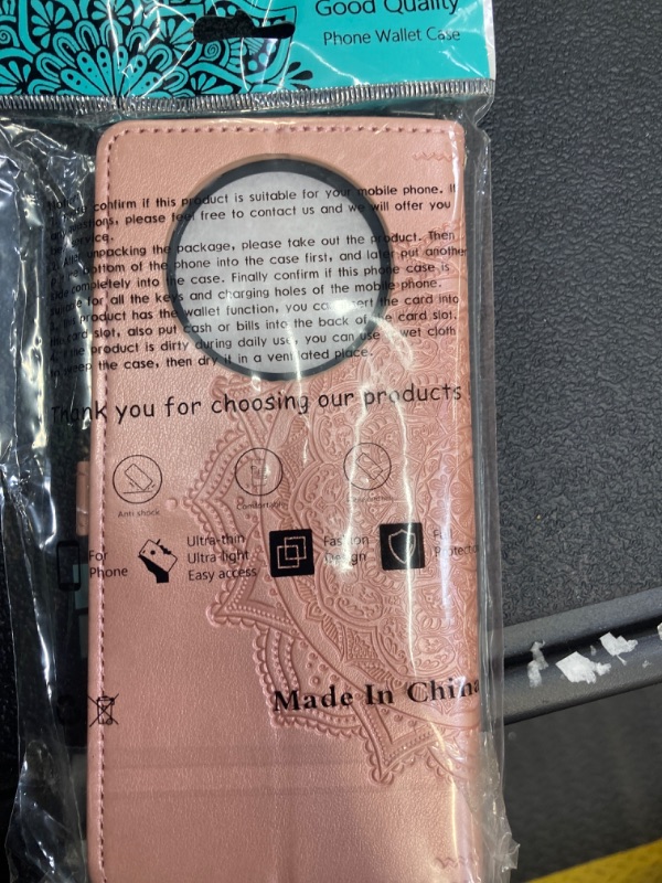 Photo 2 of Asuwish Compatible with Huawei Mate 10 Pro Wallet Case Tempered Glass Screen Protector Credit Card Holder Flip Wrist Strap Stand Cell Phone Cover for Hawaii Mate10Pro Mate10 10Pro Rose Gold