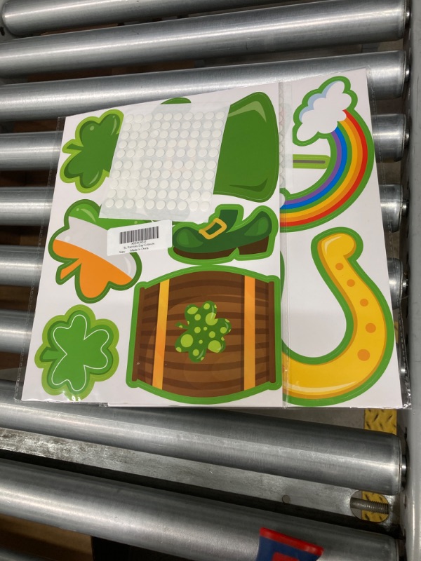 Photo 3 of *** bundle pack *** 25 Pieces St. Patrick's Day Cutouts Lucky Shamrock Cutouts for Home Classroom St. Patrick's Day Bulletin Board Decorations ( 2 pack ) 