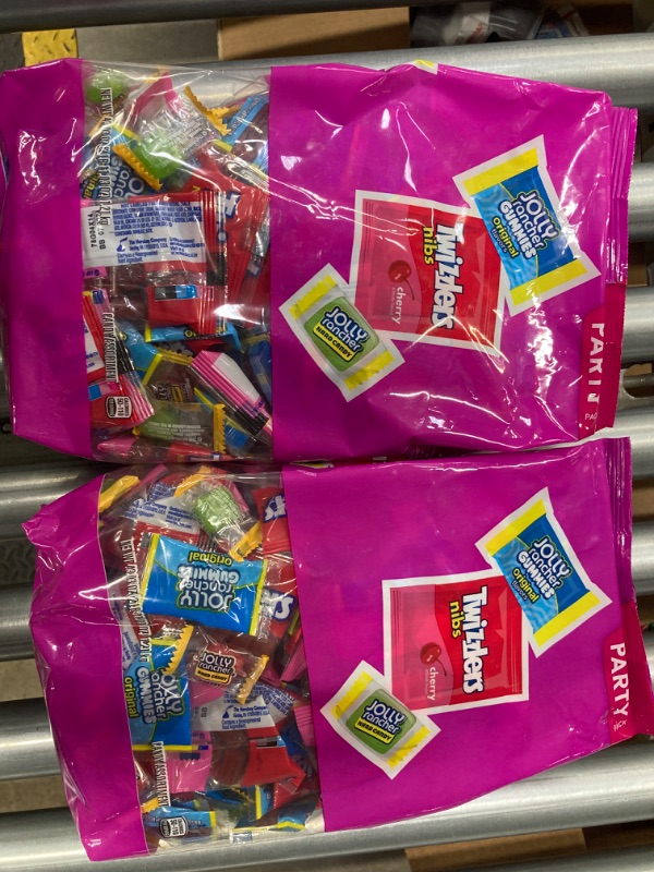 Photo 2 of  *** Bundle Pack *** JOLLY RANCHER and TWIZZLERS Fruit Flavored Assortment Chewy and Hard Candy, Individually Wrapped, 43.03 oz Bulk Party Pack ( 2 pack ) 