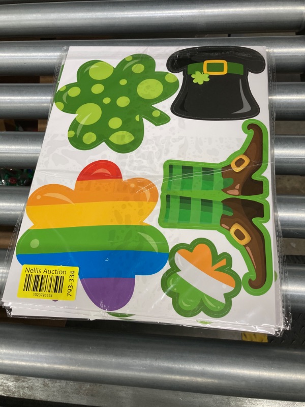 Photo 3 of *** Bundle Pack *** 25 Pieces St. Patrick's Day Cutouts Lucky Shamrock Cutouts for Home Classroom St. Patrick's Day Bulletin Board Decorations ( 4 pack ) 