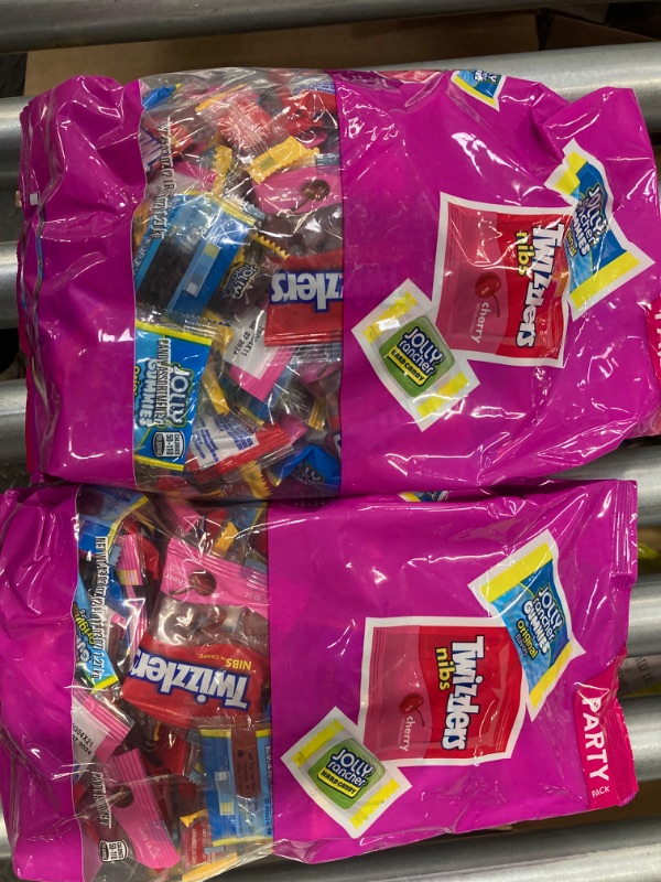 Photo 2 of *** Bundle Pack *** JOLLY RANCHER and TWIZZLERS Fruit Flavored Assortment Chewy and Hard Candy, Individually Wrapped, 43.03 oz Bulk Party Pack ( 2 pack ) 