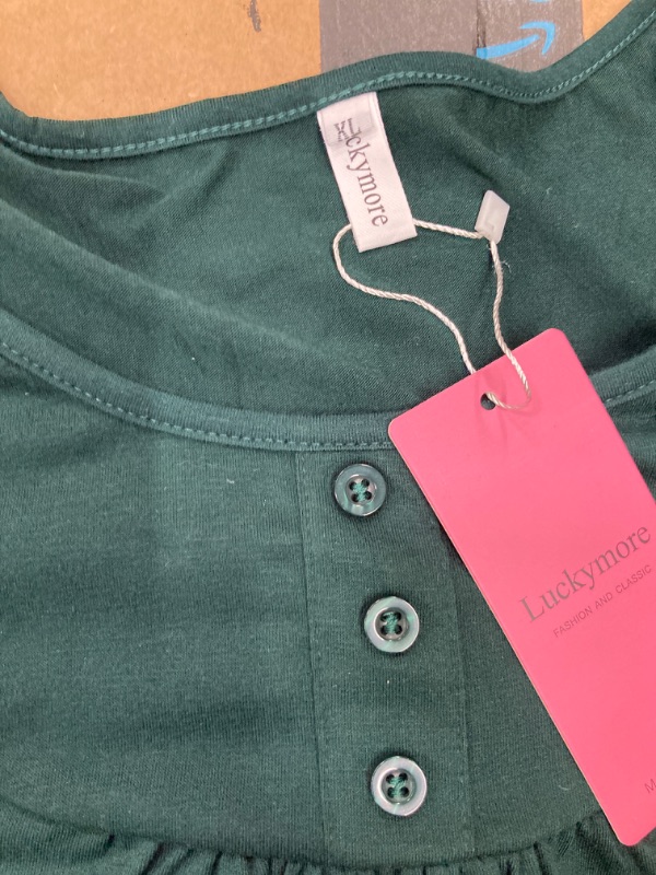 Photo 3 of (**EXAMPLE PHOTO**) Luckymore women's green shirt size XL 