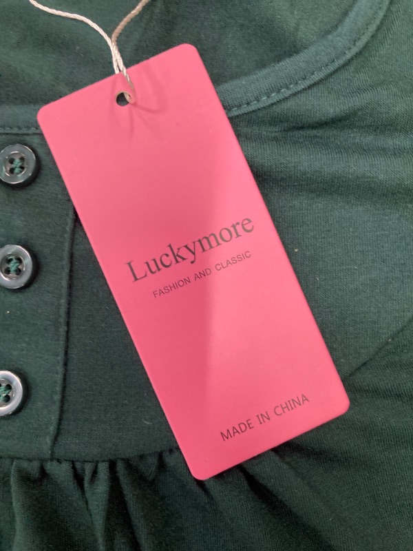 Photo 2 of (**EXAMPLE PHOTO**) Luckymore women's green shirt size XL 