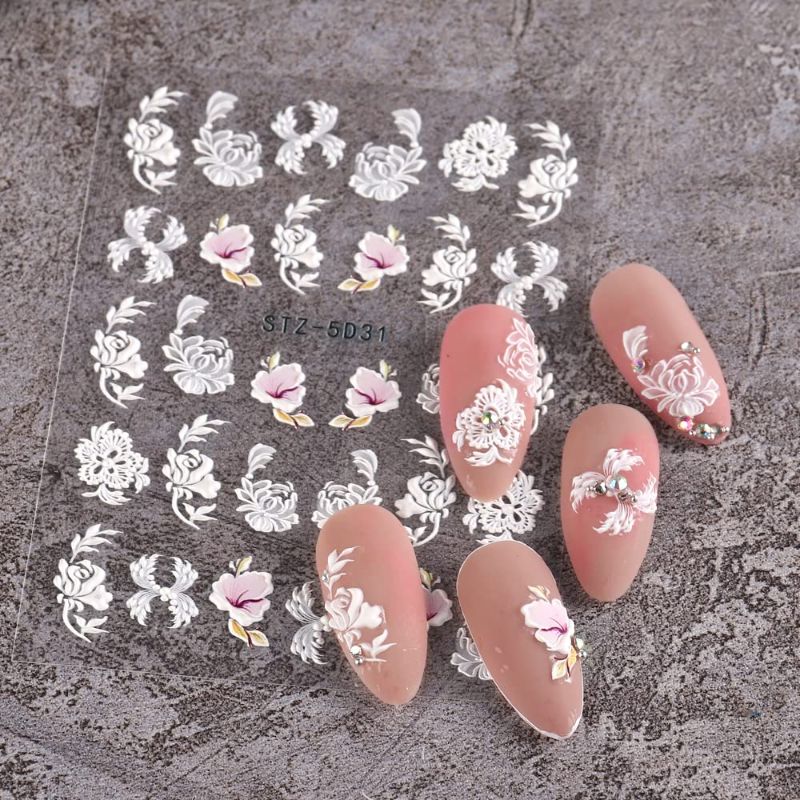 Photo 1 of (** EXAMPLE PHOTO**) 5D Nail Art Stickers Sheets