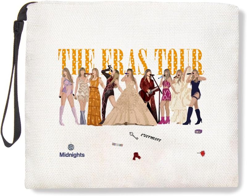 Photo 1 of Album Inspired Gift Cosmetic Bag Gifts for Music Lovers Toiletry Bag Singer Merchandise Birthday Graduation Mothers Day Makeup Bag Singer Fan Gift for Women Teens Girl Fans Friend Daughter Niece