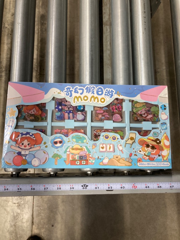 Photo 1 of 200Pcs Travel Girl Cute Stickers for Girls, Kawaii Stickers Waterproof Vinyl Transparent Stickers Vitality Girl Gifts Stickers for Kids Teens Water Bottle Notebook Laptop Scrapbook Journaling