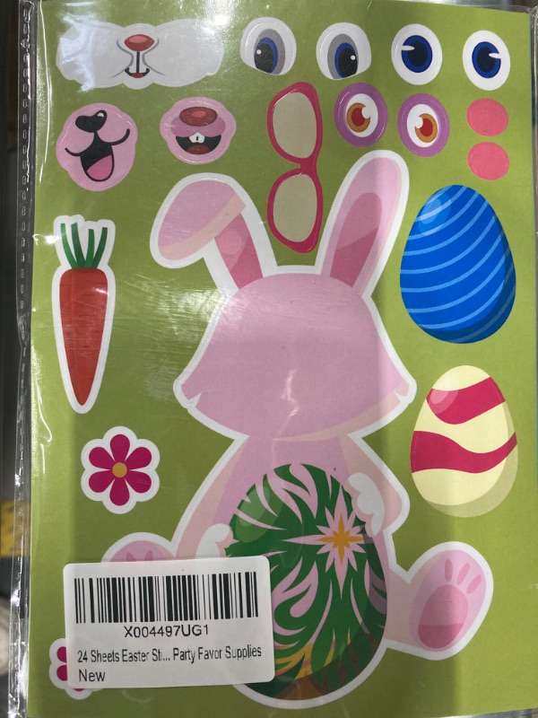 Photo 1 of *** Bundle Pack *** 24 Sheets Easter Stickers Party Favor Supplies ( 2 Pack ) 