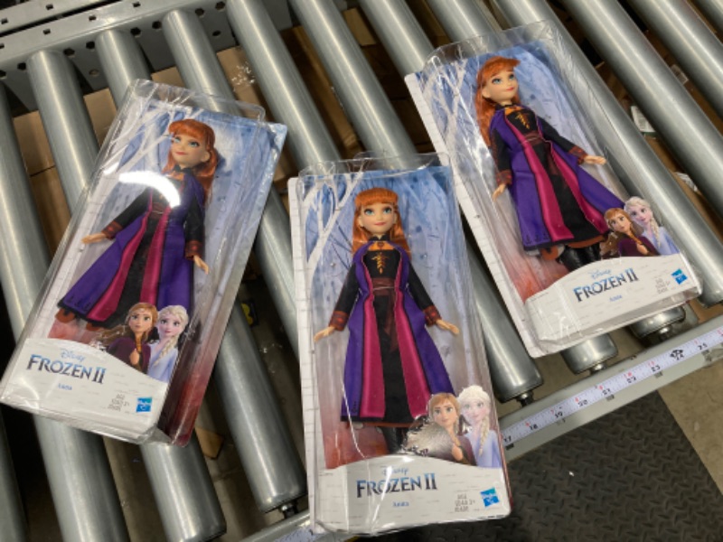 Photo 1 of *** Bundle Pack *** Frozen Disney Anna Fashion Doll with Long Red Hair & Outfit Inspired 2 - Toy for Kids 3 Years Old & Up, Brown/A ( 3 Pack ) 