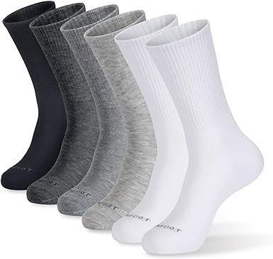 Photo 1 of (***EXAMPLE PHOZTO**) Unknown size MONFOOT Women's and Men's Comfortable Casual Cotton Daily Crew Socks