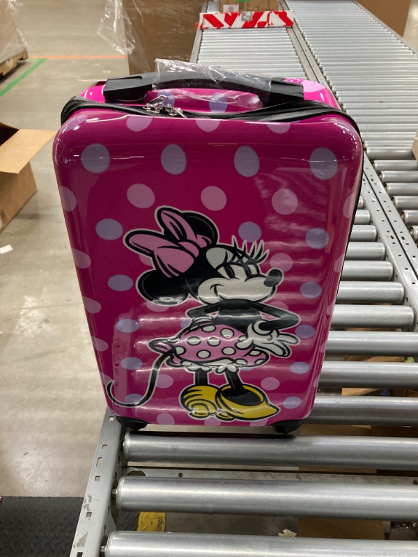 Photo 2 of Fast Forward Minnie Mouse 20" Spinner Luggage Hard-Side Lightweight Carry-On Suitcase