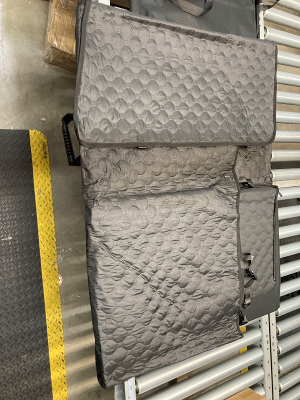 Photo 1 of SHARLOVY Large Dog Car Seat Cover for Back Seat with Extender Hard Bottom for Trucks, Heavy Duty Dog Hammock for F150, Ram1500, Sierra, SUV, Waterproof Dog Bed for Car for Aggressive Chewers