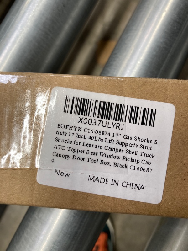 Photo 1 of BDFHYK C16-06874 17" Gas Shocks Struts 17 Inch 40Lbs Lift Supports Strut Shocks for Leer are Camper Shell Truck ATC Topper Rear Window Pickup Cab Canopy Door Tool Box, Black C1606874 17In-40Lbs