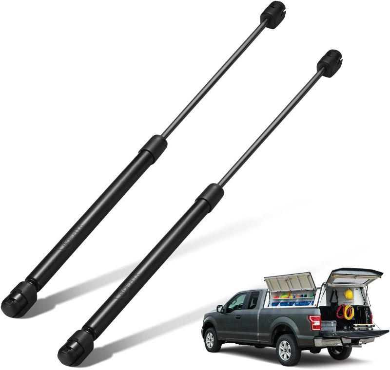 Photo 1 of BDFHYK C16-06874 17" Gas Shocks Struts 17 Inch 40Lbs Lift Supports Strut Shocks for Leer are Camper Shell Truck ATC Topper Rear Window Pickup Cab Canopy Door Tool Box, Black C1606874
