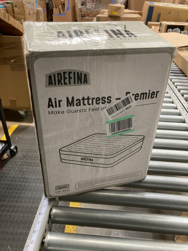 Photo 1 of Airefina Full Size Air Mattress 18" with Built-in Pump, Double Inflatable Mattress with Quick-Inflation, Blow Up Mattress with Flocked Surface for Home & Camping, Portable Airbed 75x54x18in, 650lb MAX