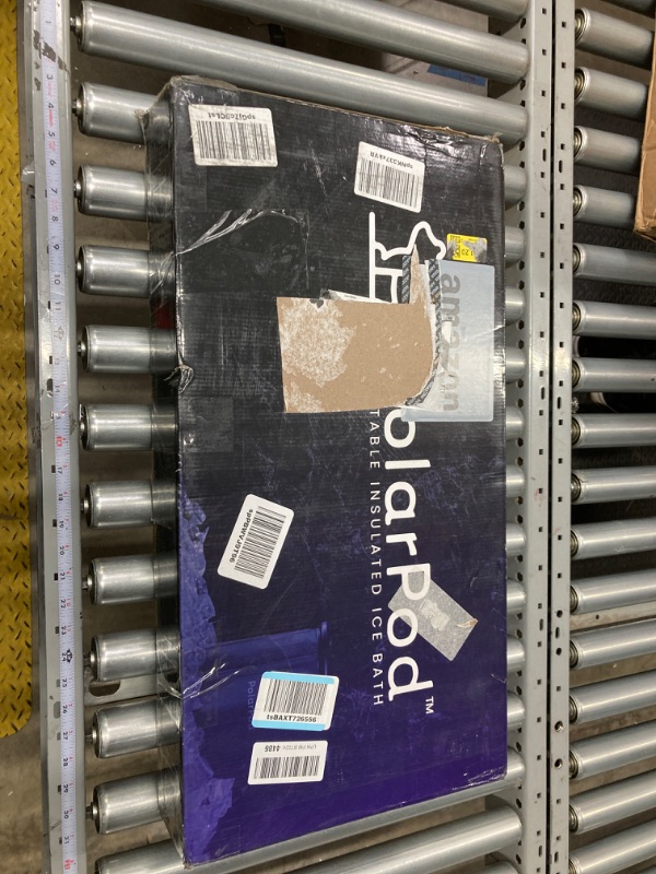 Photo 1 of Polar Pod - Portable Insulated Ice Bath Tub for Recovery and Cold Water Therapy, Triple Insulated Walls for Prolonged Cold Temperature, Durable Nylon Fabric Design - 80 Gallon Capacity- W/Lid & Cover