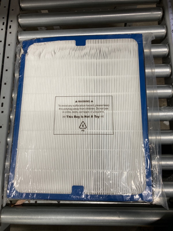 Photo 5 of (**PARTS ONLY**) Classic 200/300 Series DualProtection Filter Replacement Compatible with Blueair 200/300 Series, for200, 201, 203, 205, 210, 215, 250, 270, 280i, 303 Models, True HEPA with Activated Carbon, 2 Pack 2 Pack DualProtection Filter