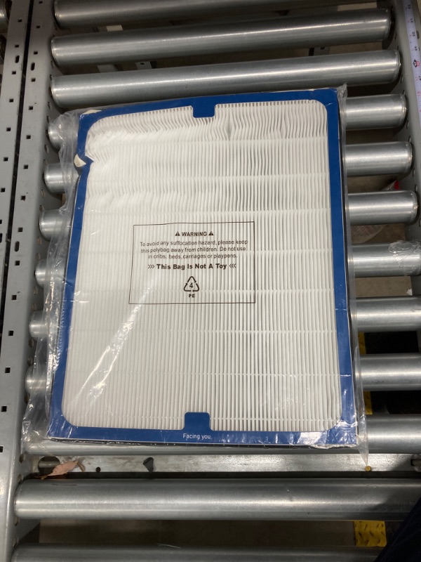 Photo 4 of (**PARTS ONLY**) Classic 200/300 Series DualProtection Filter Replacement Compatible with Blueair 200/300 Series, for200, 201, 203, 205, 210, 215, 250, 270, 280i, 303 Models, True HEPA with Activated Carbon, 2 Pack 2 Pack DualProtection Filter