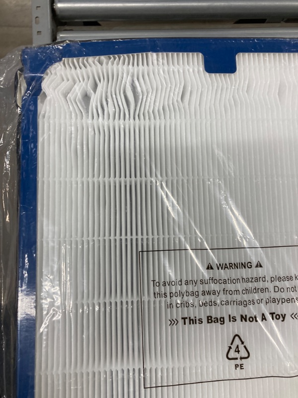 Photo 3 of (**PARTS ONLY**) Classic 200/300 Series DualProtection Filter Replacement Compatible with Blueair 200/300 Series, for200, 201, 203, 205, 210, 215, 250, 270, 280i, 303 Models, True HEPA with Activated Carbon, 2 Pack 2 Pack DualProtection Filter