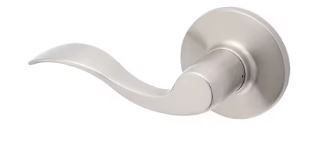 Photo 1 of ( **6 of ** )RELIABILT Olivia Satin Nickel Left-Handed Interior/Exterior Dummy Door Handle