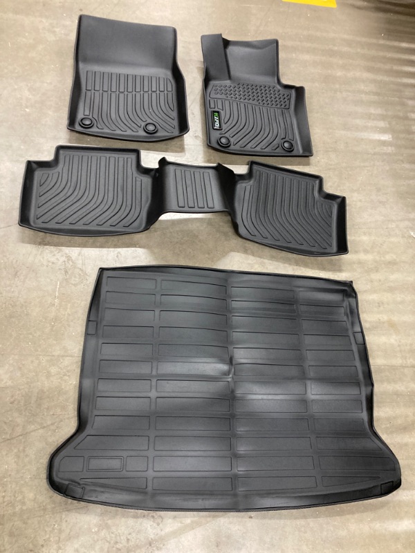 Photo 2 of All Weather Car Floor Mats & Cargo Liner for Mazda CX-30 2020-2024 Custom Fit Full Set Accessories - Black CX-30 2020-2024 Set