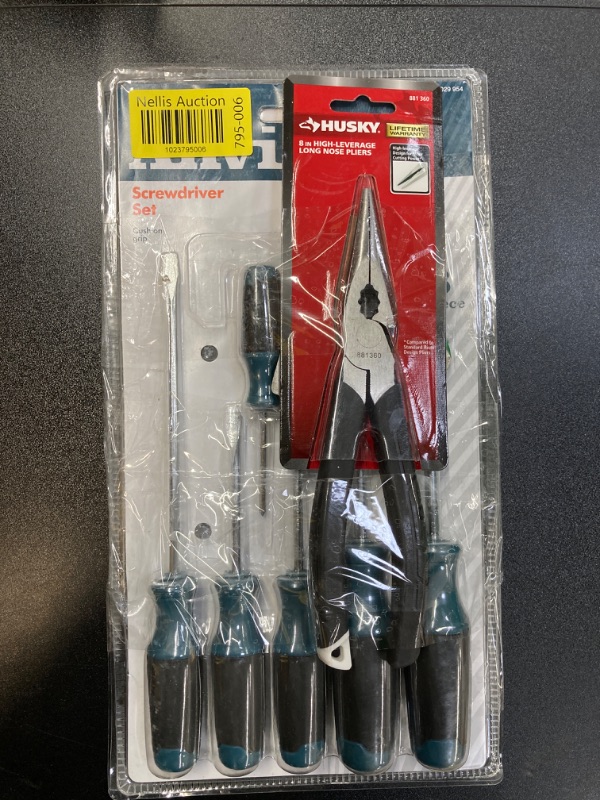 Photo 4 of **(SEE NOTES)***    Tool set, set of screw drivers & long nose pliers.