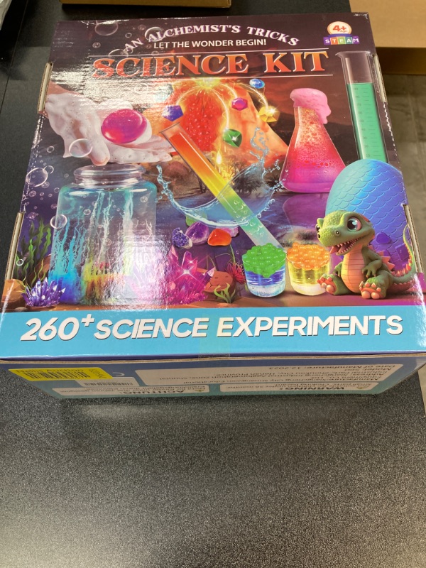 Photo 2 of 260+ Science Experiments - Over 120 pcs Science Kits for Kids Age 5-7-9-12, Boys Girls Pre School Chemistry Set & STEM Learning Educational Toys, Birthday Gifts Christmas Stocking Stuffers for Kids