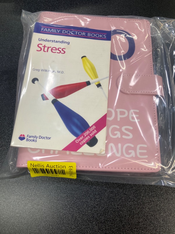 Photo 1 of Book Bundle:

Understanding Stress (Family Doctor Books) Paperback &

100 Envelope Money Saving Challenge Binder, Fun and Easy Way to Save, Budget Book with Cash Envelopes for Office, Home, School (Pink)