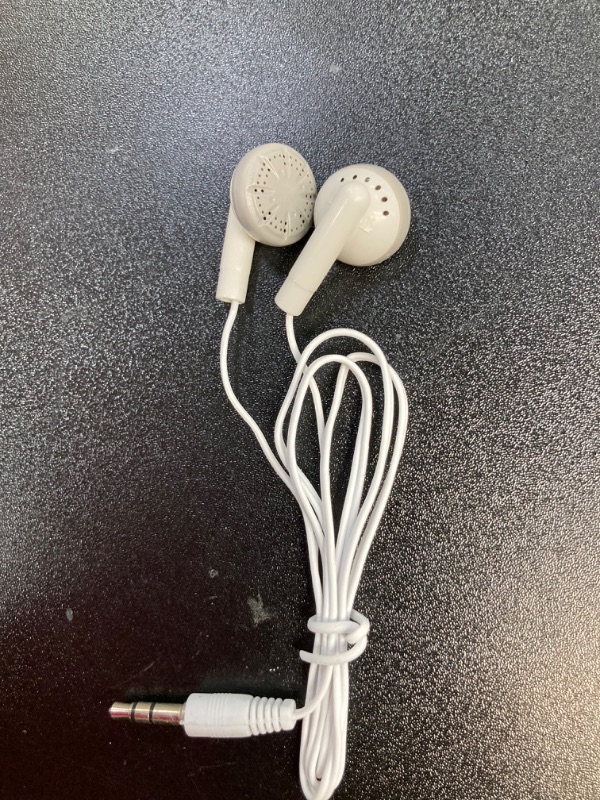 Photo 1 of 4 Pack Wired Headphones, in-Ear Earphones (Full White)