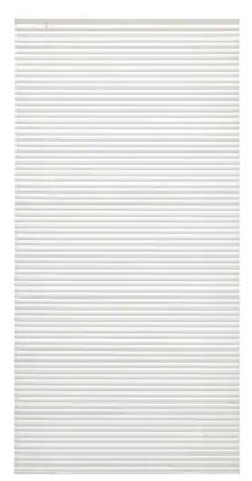 Photo 1 of White Cordless Light Filtering Vinyl Mini Blinds with 1 in. Slats - 35 in. W x 64 in. L