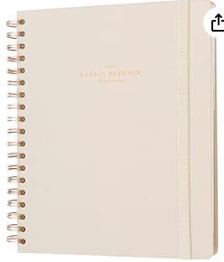 Photo 1 of Kokonote Misty Gray Planner 2024 Weekly Planner | 8.3" x 9.8" | August 2023 - December 2024 | Daily Weekly And Monthly Planner 2024 | Hardcover Mid Year Diary 2023-2024 With Stickers & Tabs