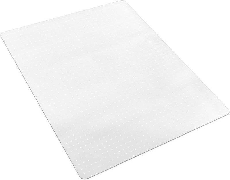 Photo 1 of SHAREWIN Office Chair Mat for Carpet Floors, 47" x 59" Clear Desk Chair Mats for Low Pile Carpeted Protector, Sturdy PVC Computer Thin Chair Mats Anti-Slip and Easy to Clean for Home & Office