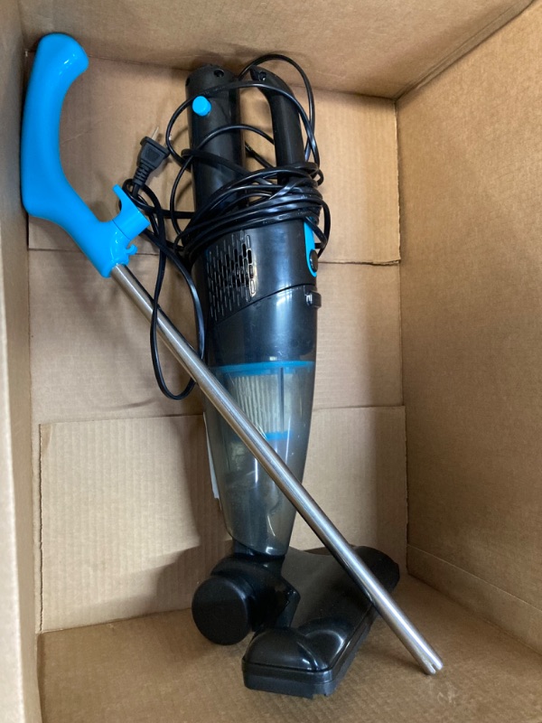 Photo 2 of 400W Corded Stick Vacuum Cleaner with Handheld, HEPA Filter, Portable for Hard Floors, Curtains, Sofa, Pet Hair